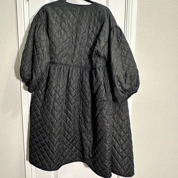 Trendy Boutique Black Quilted Coat - Picture 7 of 8